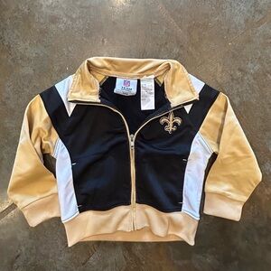Team Apparel Black and Gold Kids Jacket